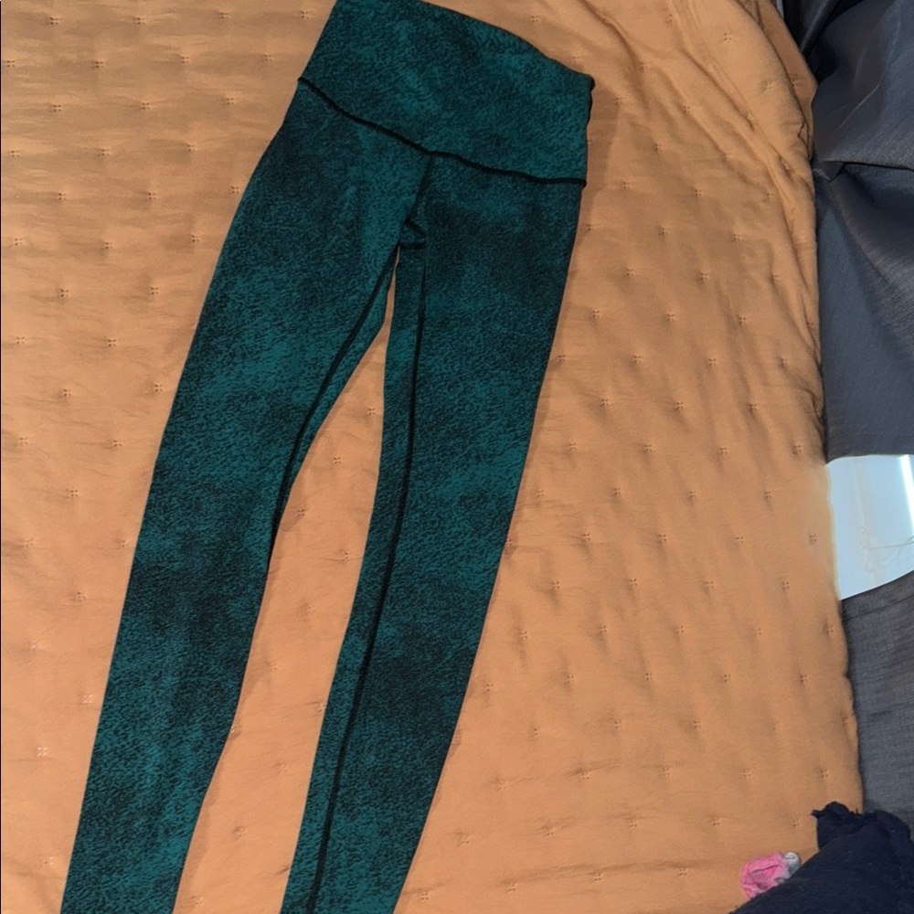 lululemon athletica Teal Patterned Leggings